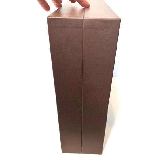 Louis Vuitton Empty Chocolate Brown Box Large 17W x 14D x 4.5H Storage Display - Picture 6 of 16